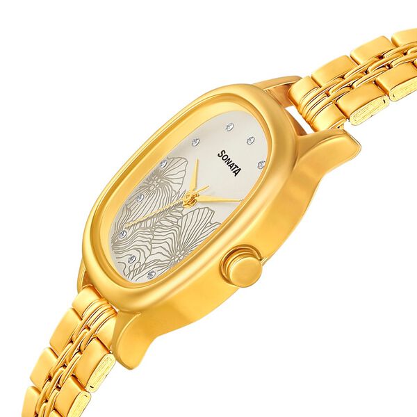 Sonata Linnea Silver Dial Women Watch With Stainless Steel Strap - image number 2