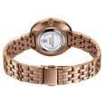 Poze Poze Quartz Analog Beige Dial Rose Gold Metal Strap Watch For Women - image number 6
