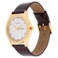 Sonata Quartz Analog with Day and Date White Dial Leather Strap Watch for Men - image number 2