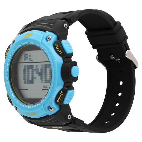 SF Super Fibre Digital Dial Plastic Strap Watch for Men - image number 1