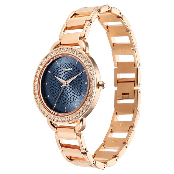 Sonata Wedding Quartz Analog Blue Dial Metal Strap Watch for Women - image number 2