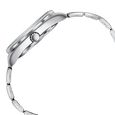 Poze Poze Quartz Analog Green Dial Silver Metal Strap Watch For Men - image number 5