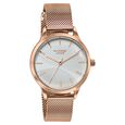 Poze By Sonata Quartz Analog White Dial Rose Gold Metal Strap Watch For Women - image number 2