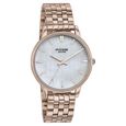 Sonata Poze Quartz Analog Mother of Pearl Round Dial Rose Gold Stainless Steel Strap Watch For Women - image number 2