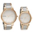 Sonata Quartz Analog with Date White Dial Metal Strap Watch for Couple - image number 0