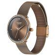 Sonata Poze Quartz Analog Brown Dial Mesh Strap Watch for Women - image number 3