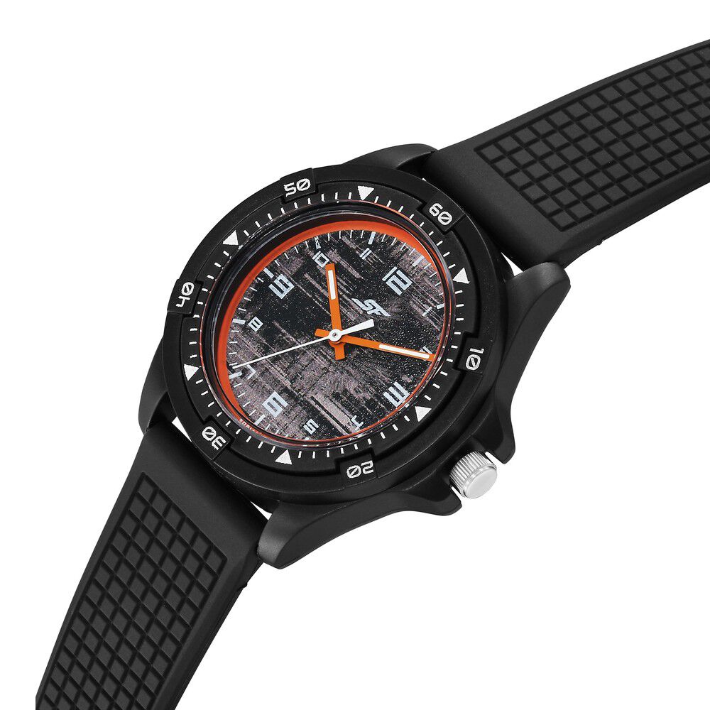 Buy Online SF Sporty Analogs Quartz Analog Multicoloured Dial Black Plastic Strap Watch For Men 7930pp32w p Sonata
