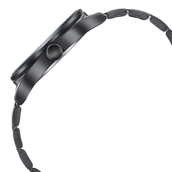Sonata Poze Quartz Analog Black Dial Black Metal Strap Watch For Men - image number 5