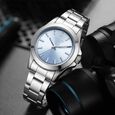 Sonata Poze Quartz Analog Blue Dial Silver Stainless Steel Strap Watch For Men - image number 0