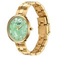 Sonata Poze Quartz Analog Green Dial Golden Colour Stainless Steel Strap Watch For Women - image number 4