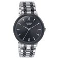 Sonata Poze Quartz Analog Black Dial Silver Metal Strap Watch For Men - image number 2