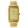 Sonata Quartz Analog with Day and Date Champagne Dial Stainless Steel Strap Watch for Men