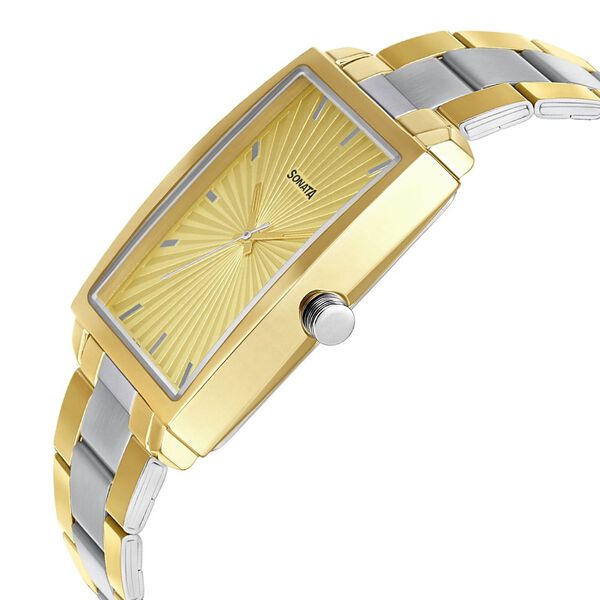 Sonata Quartz Analog Stainless Steel Strap Watch for Men - image number 2