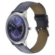 Sonata Poze Quartz Analog Blue Dial Leather Strap Watch for Men - image number 2