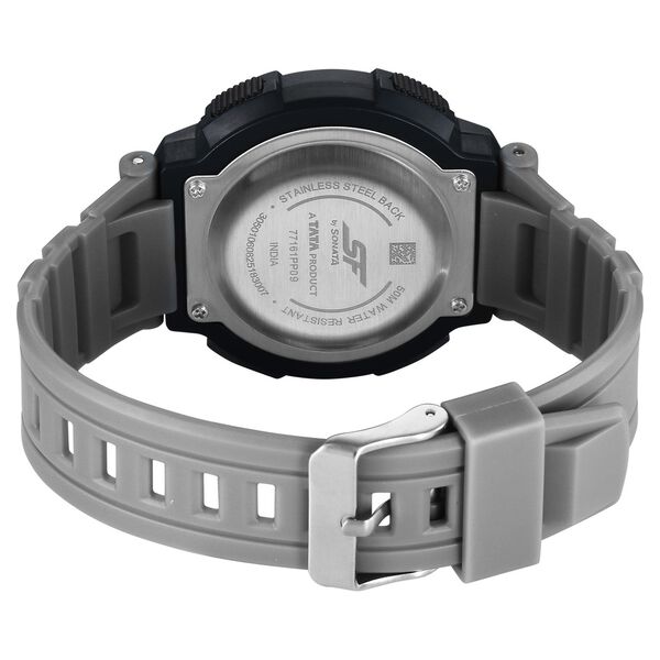 SF Digitals Digital Dial Grey Strap Watch For Men - image number 3