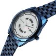 Sonata Blues Quartz Analog with Date Silver Dial Metal Strap Watch for Men - image number 2