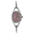 Sonata Quartz Analog Red Dial Metal Strap Watch for Women