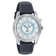 Sonata Quartz Analog Black Dial Leather Strap Watch for Men