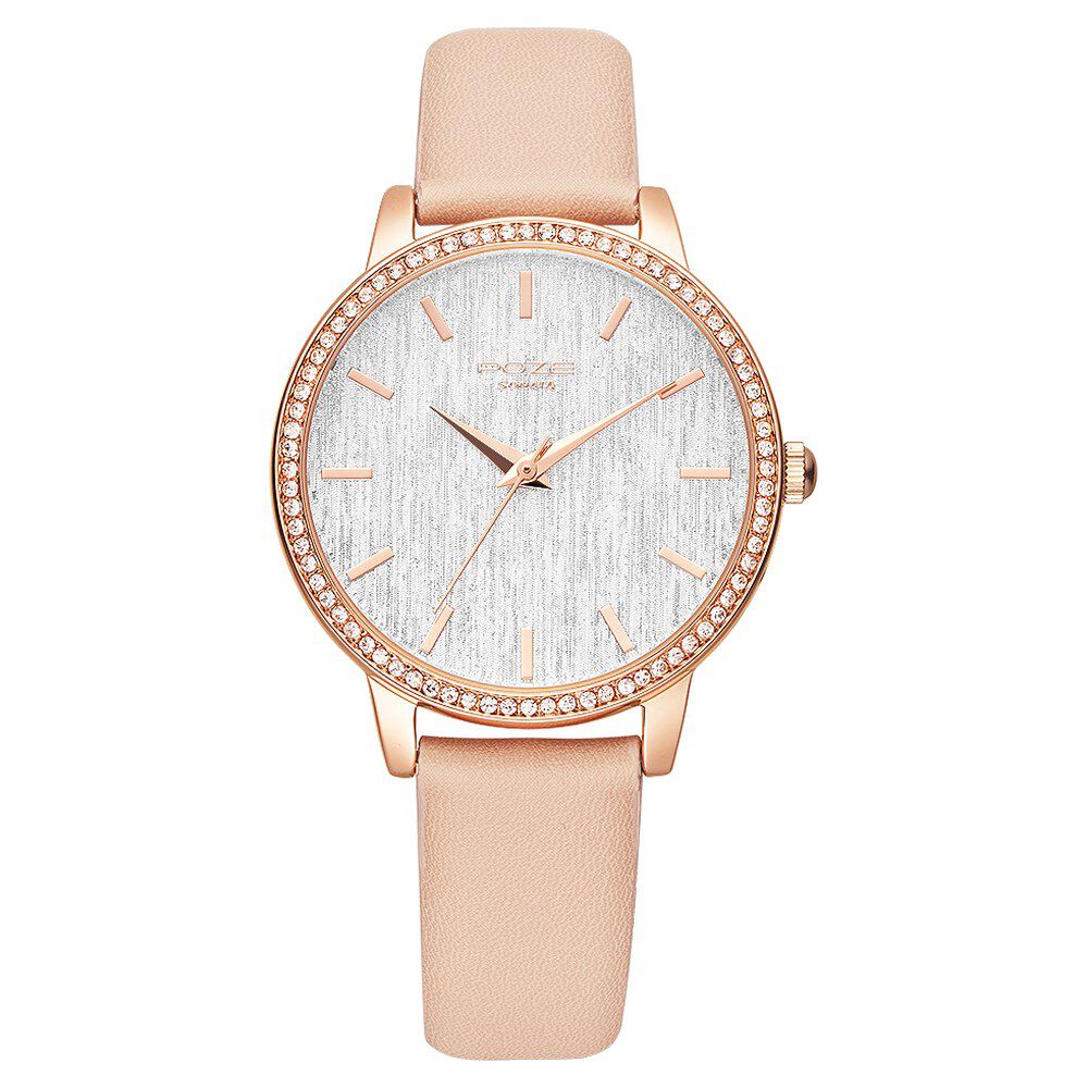 Buy Online Poze by Sonata Quartz Analog Silver Dial PU Leather Strap Watch for Women sp80044wl01w Sonata
