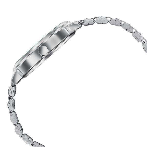 Sonata Vector Blue Textured Dial Silver-Tone Bracelet Watch for Men - image number 5