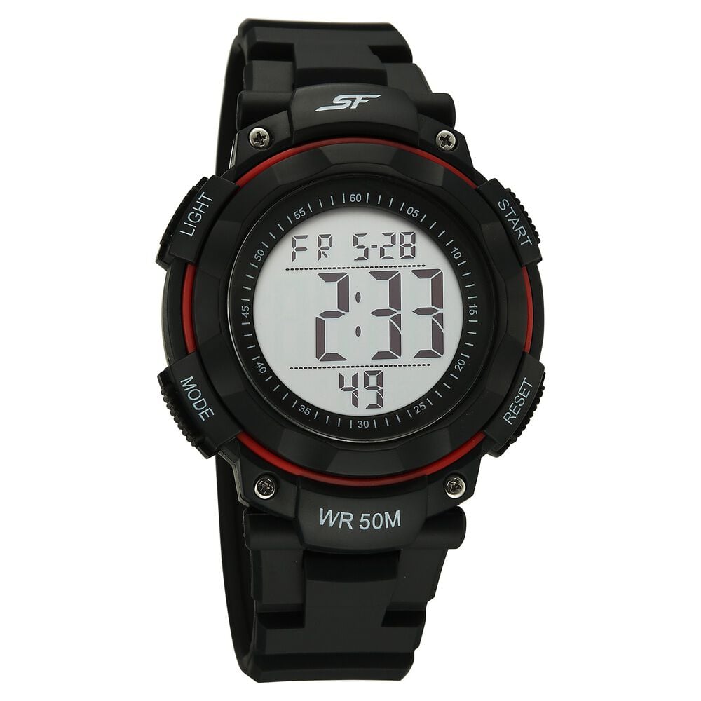 sonata SF Digitals Digital Dial Black Strap Watch For Men-picture-44