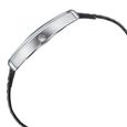 Sonata Ascent White Rectangular Watch with Leather Strap - image number 4