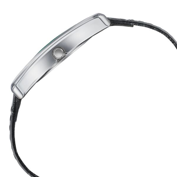 Sonata Ascent White Rectangular Watch with Leather Strap - image number 4