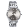 Sonata Poze Quartz Analog Rose Gold Dial Silver Metal Strap Watch For Men - image number 2