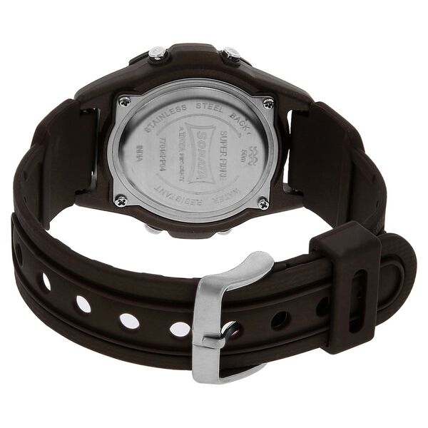 SF Digital Dial Black Plastic Strap Watch for Men - image number 3