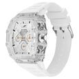 SF Maiden Voyage Sport Watch White Dial And Strap Tonneau Shaped Case with Multifunction movement - image number 1