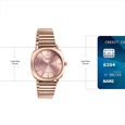 Sonata Poze Quartz Analog Rose Gold Dial Rose Gold Colour Stainless Steel Strap Watch For Women - image number 3