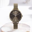 Sonata Poze Quartz Analog Purple Dial Mesh Strap Watch for Women