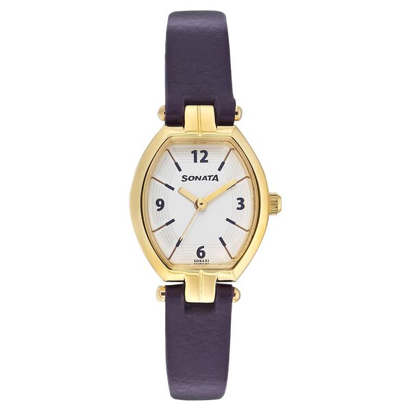 Sonata Quartz Analog Silver Dial Strap Watch for Women - image number 0