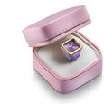 Ring Watch By Sonata Quartz Analog Purple Dial Golden Metal Strap Watch For Women - image number 5
