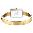 Sonata Aura Quartz Analog White Mother of Pearl Dial Golden Stainless Steel Strap Watch For Women - image number 3