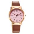 Sonata Essentials Pink Dial Leather Strap Watch for Women - image number 0