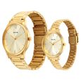 Sonata Pair Quartz Analog Champagne Dial Stainless Steel Strap Watch for Couple - image number 1