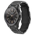 Sonata Poze Quartz Analog Black Dial Metal Strap Watch for Men - image number 3