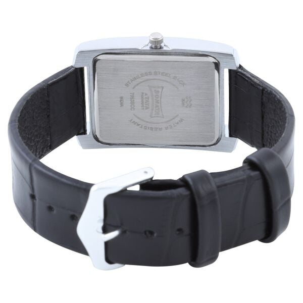 Sonata Quartz Analog Black Dial Leather Strap Watch for Men - image number 3