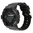 SF Quartz Analog Digital Black Dial Plastic Strap Watch for Men - image number 1