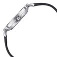 Sonata Quartz Analog with Date Silver Dial Black Leather Strap Watch For Men - image number 4
