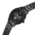 Sonata Quartz Multifunction Black Dial Stainless Steel Strap Watch for Men - image number 2