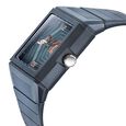 SF Quartz Analog Black Dial PU Strap Watch for Men - image number 2