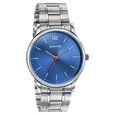 Sonata Aspire Quartz Analog Blue Dial Silver Stainless Steel Strap Watch For Men - image number 1