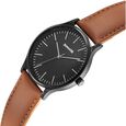 Sonata Aspire Quartz Analog Black Dial Leather Strap Watch For Men - image number 1