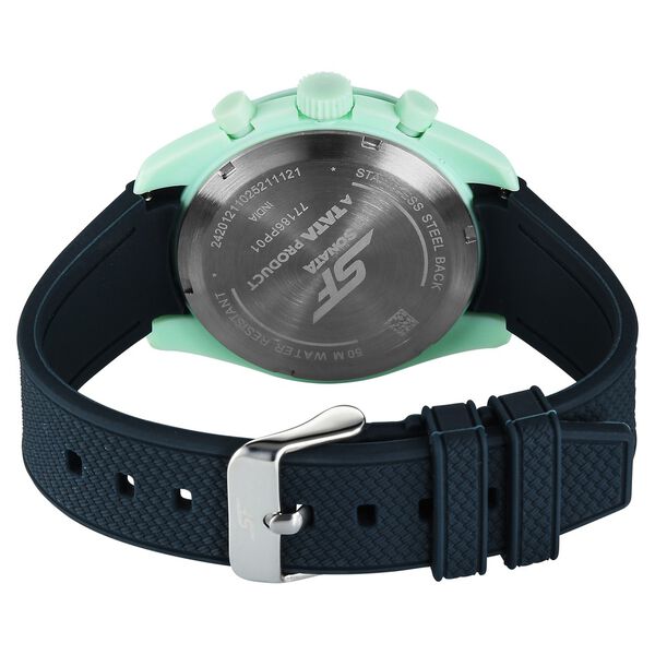SF Genesis Bold Chronograph Watch for Men with Blue Strap - image number 4