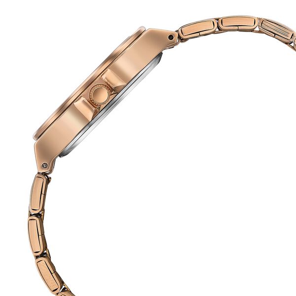 Sonata Poze Quartz Analog Pink Dial Rose Gold Colour Stainless Steel Strap Watch For Women - image number 5
