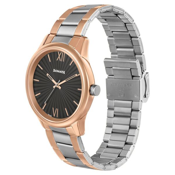 Sonata Quartz Analog Stainless Steel Strap Watch for Men - image number 1
