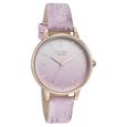 Sonata Poze Quartz Analog Pink Dial Pink Color Leather Strap Watch For Women - image number 2