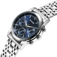 Sonata Wedding Multifunction Blue Dial Stainless Steel Strap Watch For Men - image number 1